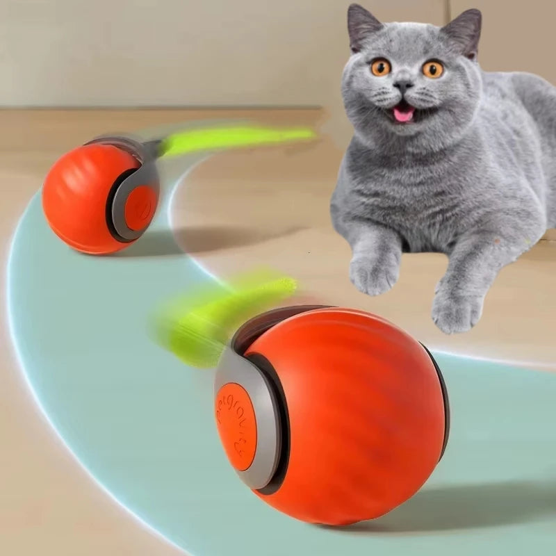 Rechargeable Automatic Rolling Cat Ball